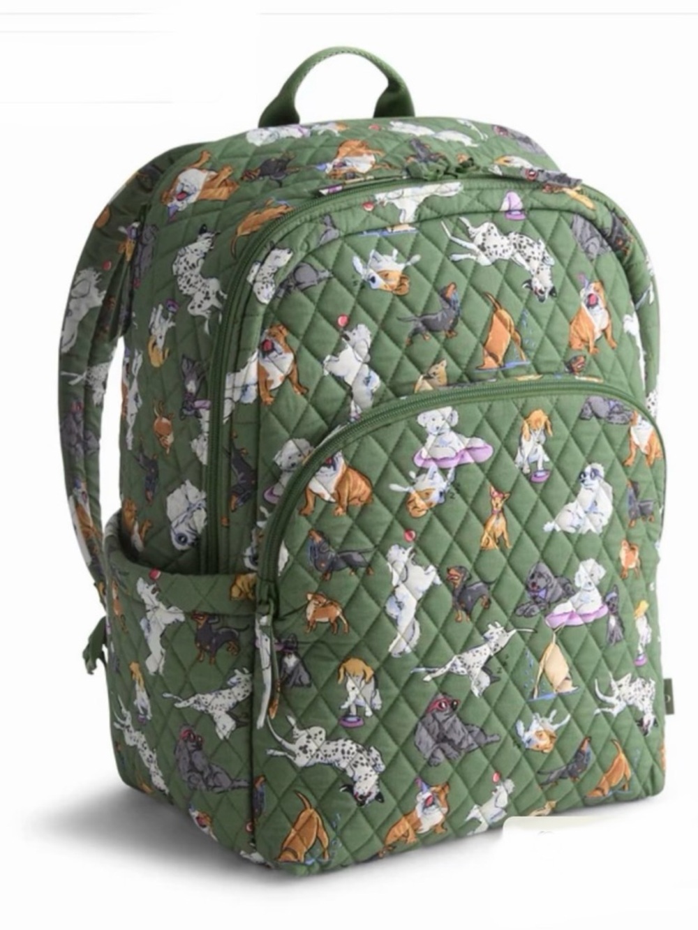 Vera Bradley Essential Large Backpack in Dog Park NWT